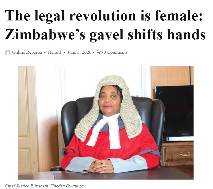 The Legal Revolution Is Female Zimbabwe's Gavel Shifts Hands