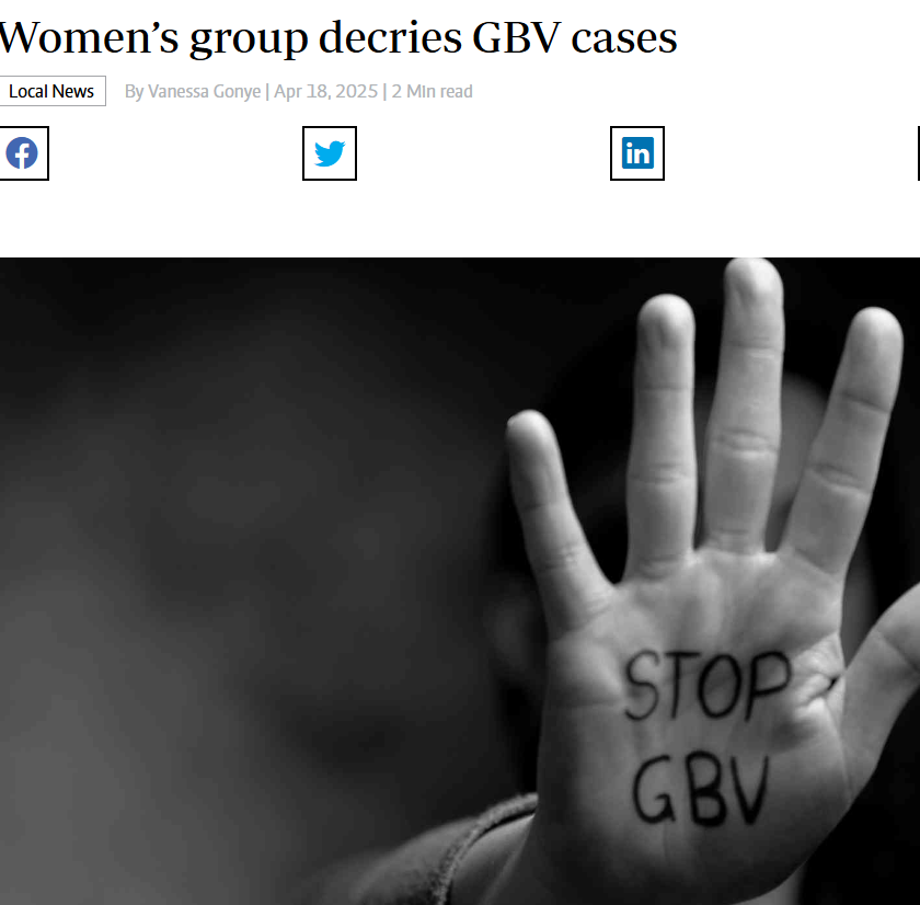 Women's Group Decries GBV Cases