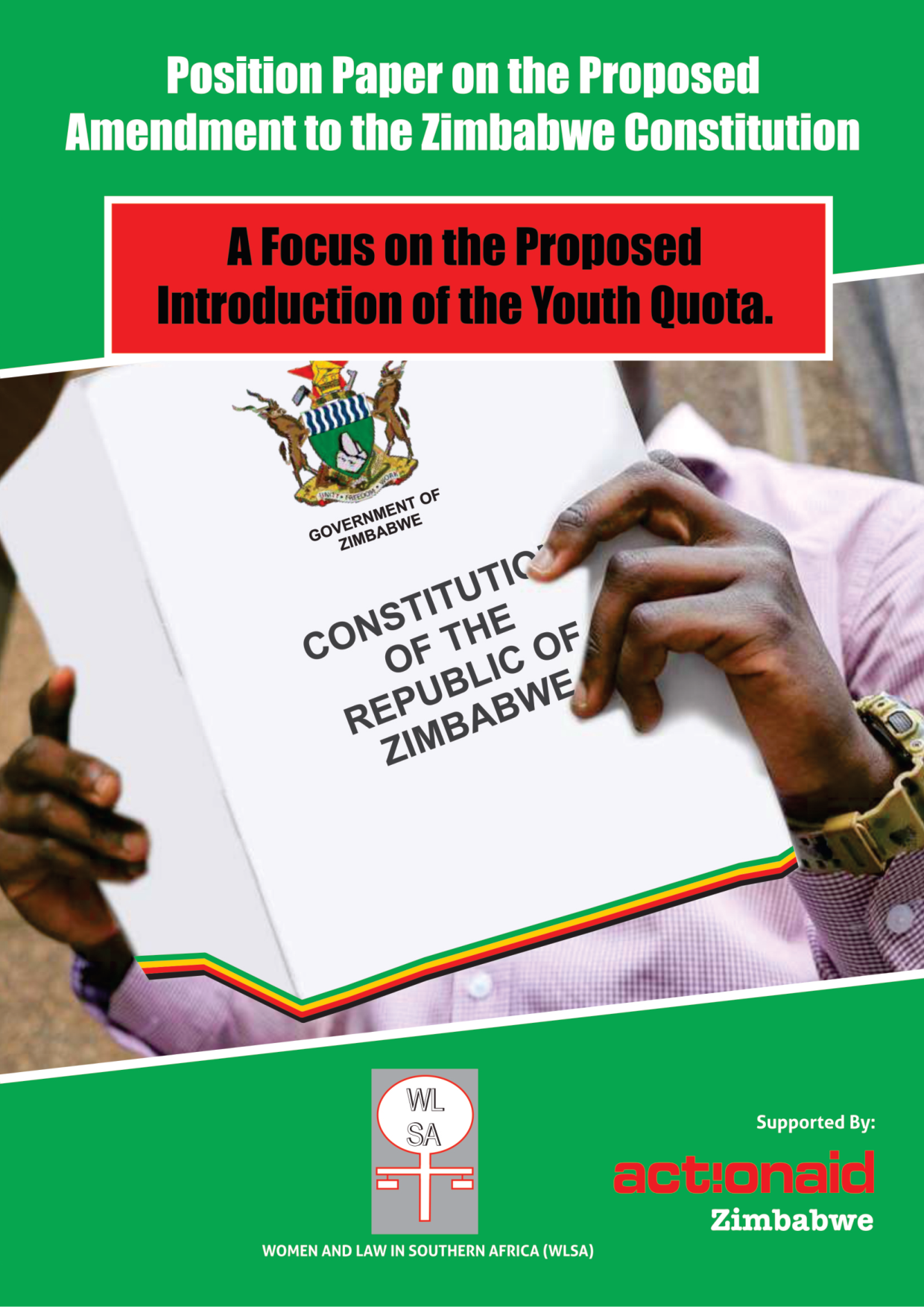 A Focus on the Proposed Introduction of the Youth Quota: Position Paper on the Proposed Amendment to the Zimbabwe Constitution