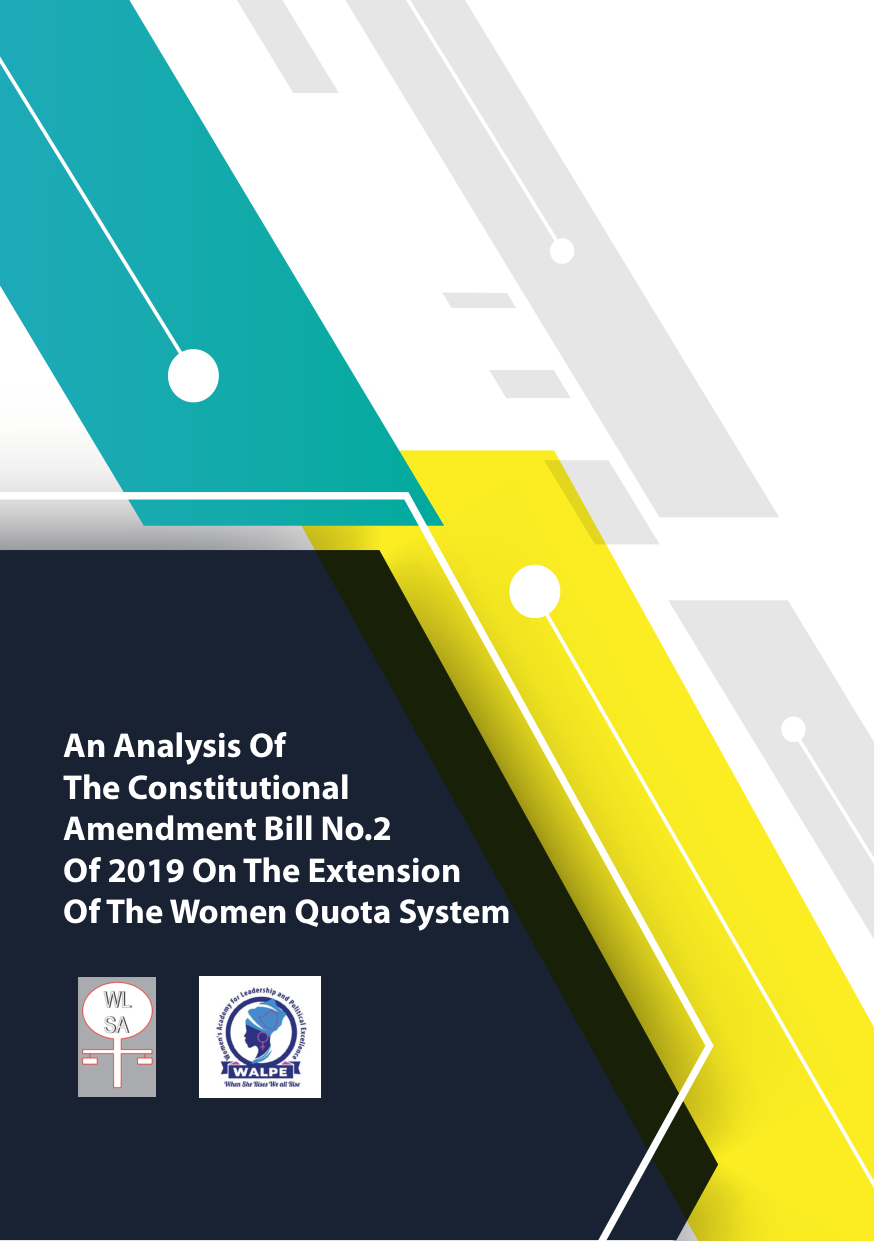 An Analysis of the Constitutional Amendment Bill No. 2 of 2019 on the Extension of the Women Quota System